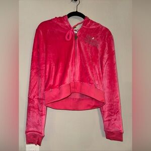 Billie Eilish x Barbie Collab Hoodie! Hot pink velour cropped